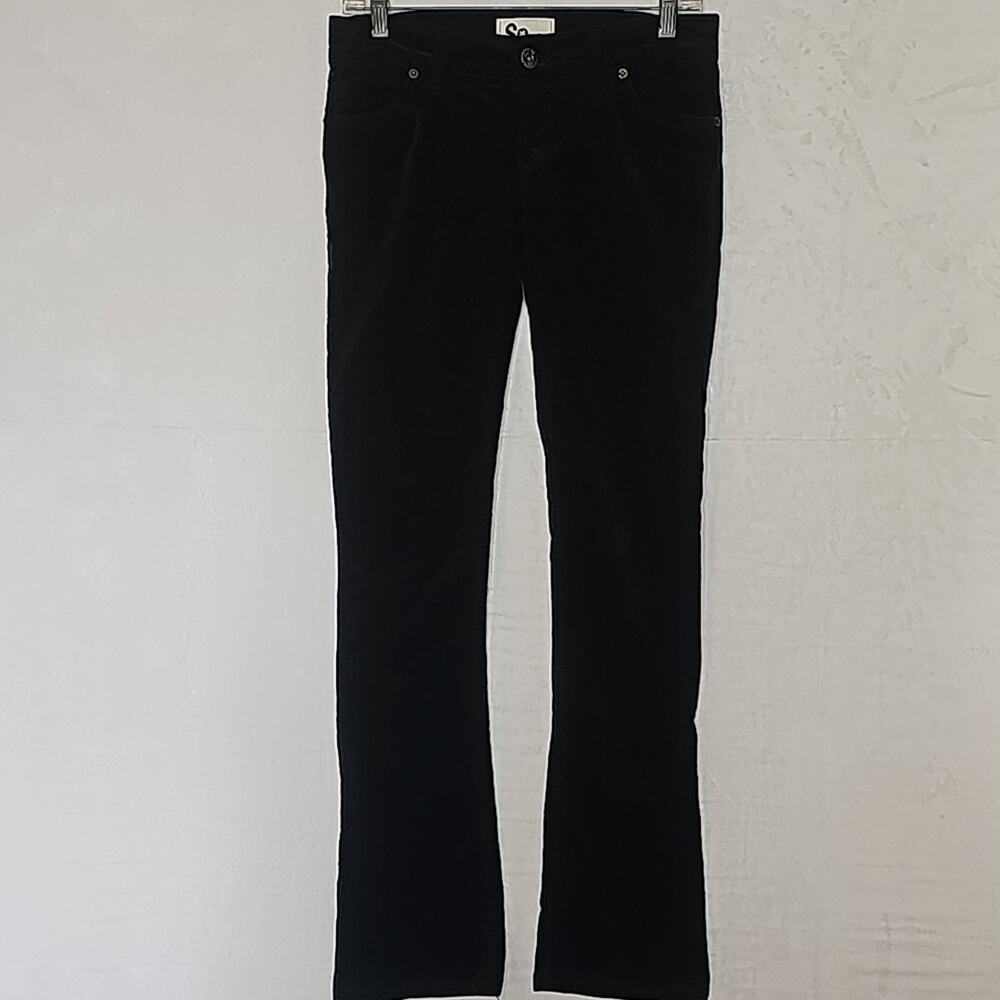 Junior's Jet Black Corduroy Pants Sz 5